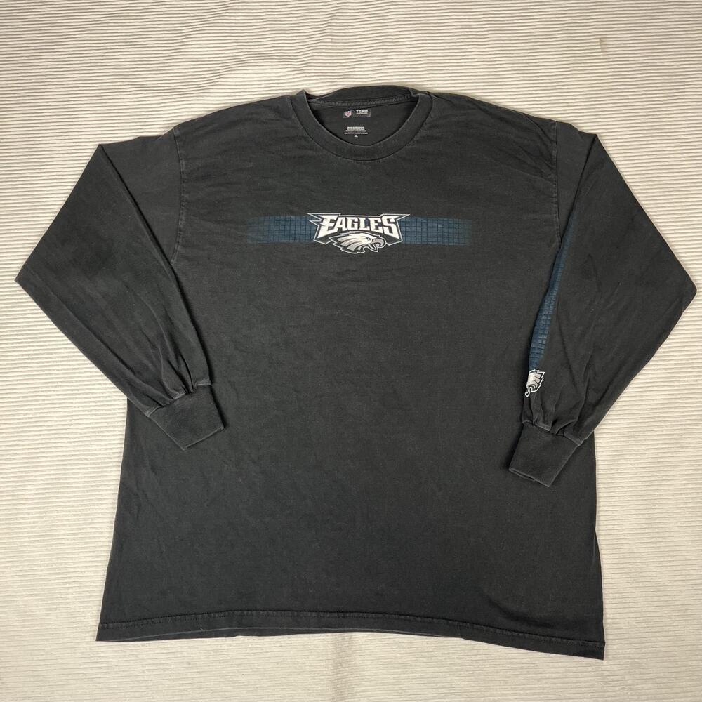 Philadelphia Eagles Shirt Mens XL Black NFL Football NFL Team Apparel Graphic